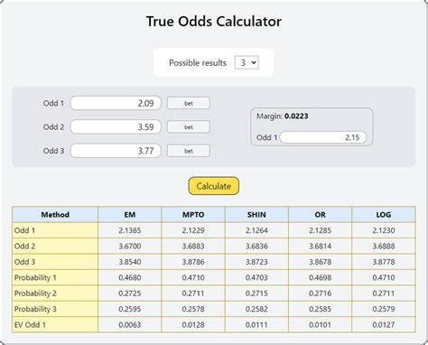 betting value calculator|expected bet value calculator.